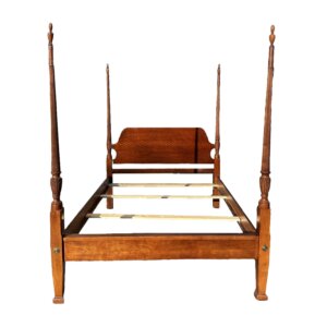 Vintage Solid Cherry Queen Size Poster Bed