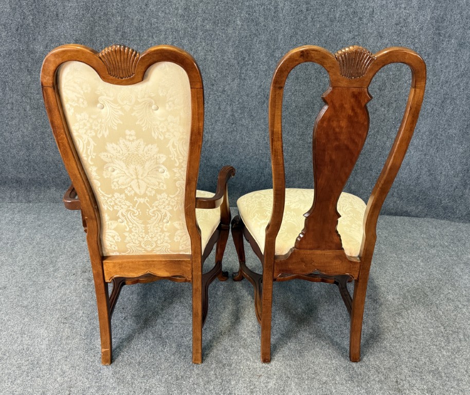 Set of 6 Bernhardt High Back Cherry Dining Chairs Set of 6 Bernhardt High Back Cherry Dining Chairs