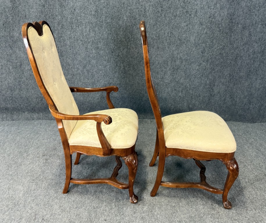 Set of 6 Bernhardt High Back Cherry Dining Chairs Set of 6 Bernhardt High Back Cherry Dining Chairs