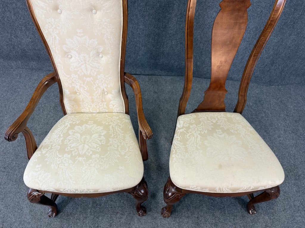 Set of 6 Bernhardt High Back Cherry Dining Chairs Set of 6 Bernhardt High Back Cherry Dining Chairs