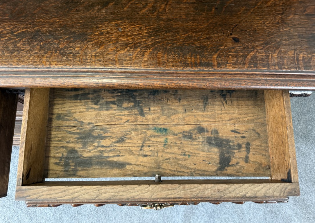 19th Century Belgian Oak Court Cupboard 19th Century Belgian Oak Court Cupboard
