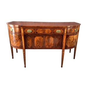 Circa 1790s American Federal Mahogany Bellflower-Inlaid Sideboard