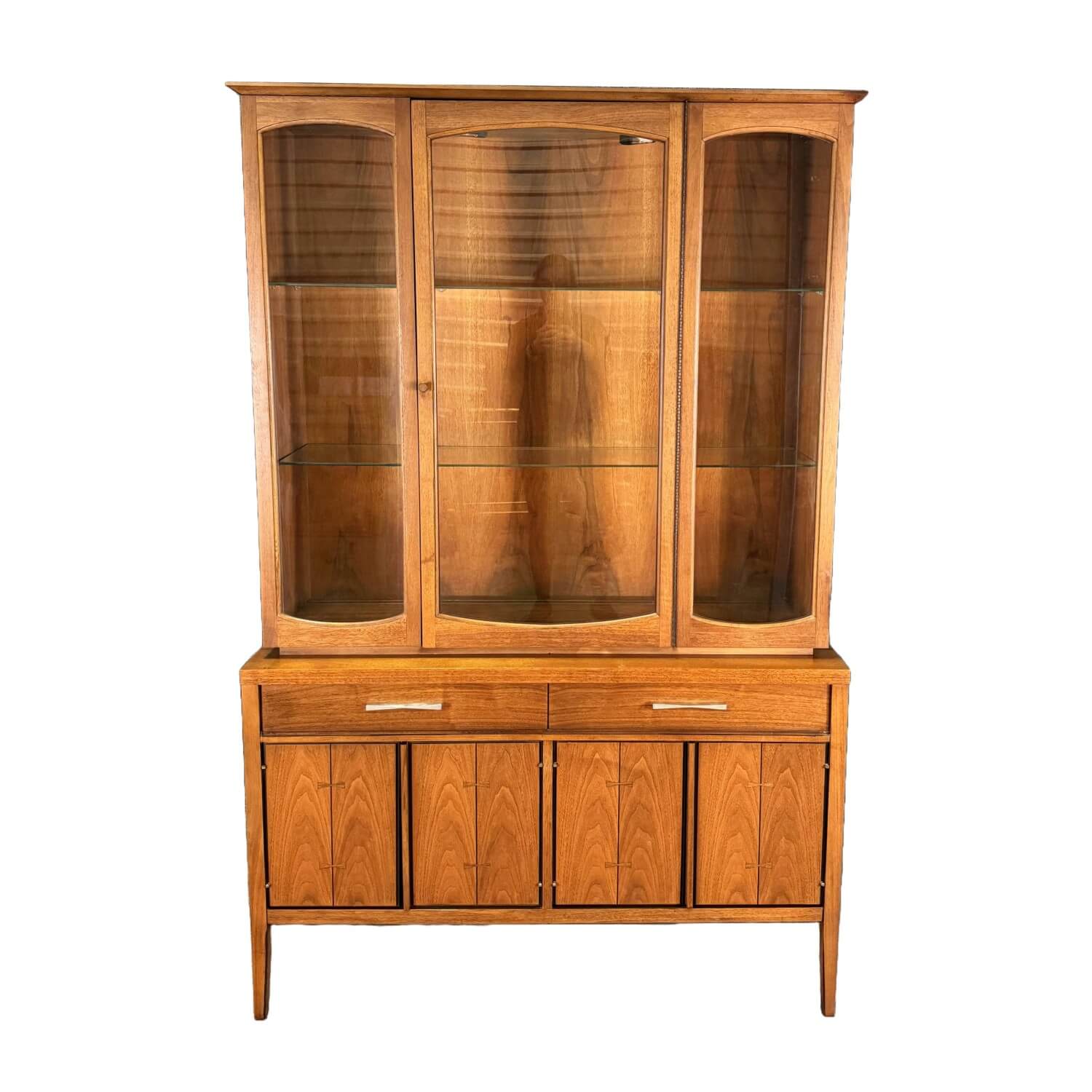 Mid-Century Modern Lane Tuxedo Bowtie-Inlaid China Cabinet/Buffet Mid-Century Modern Lane Tuxedo Bowtie-Inlaid China Cabinet/Buffet