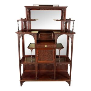 c1885 Mahogany Display Stand Étagère
