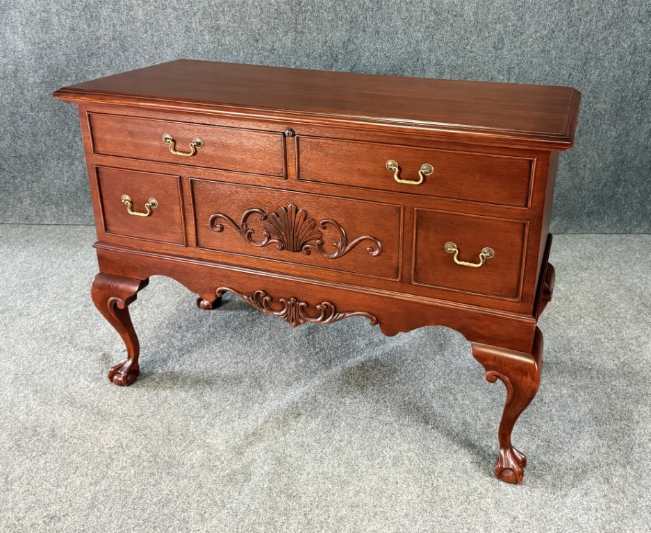 Vintage Lane Chippendale Style Cedar Lowboy Chest Vintage Lane Chippendale Style Cedar Lowboy Chest