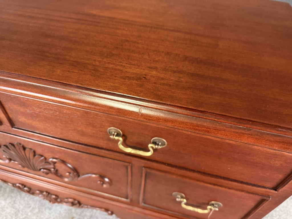 Vintage Lane Chippendale Style Cedar Lowboy Chest Vintage Lane Chippendale Style Cedar Lowboy Chest