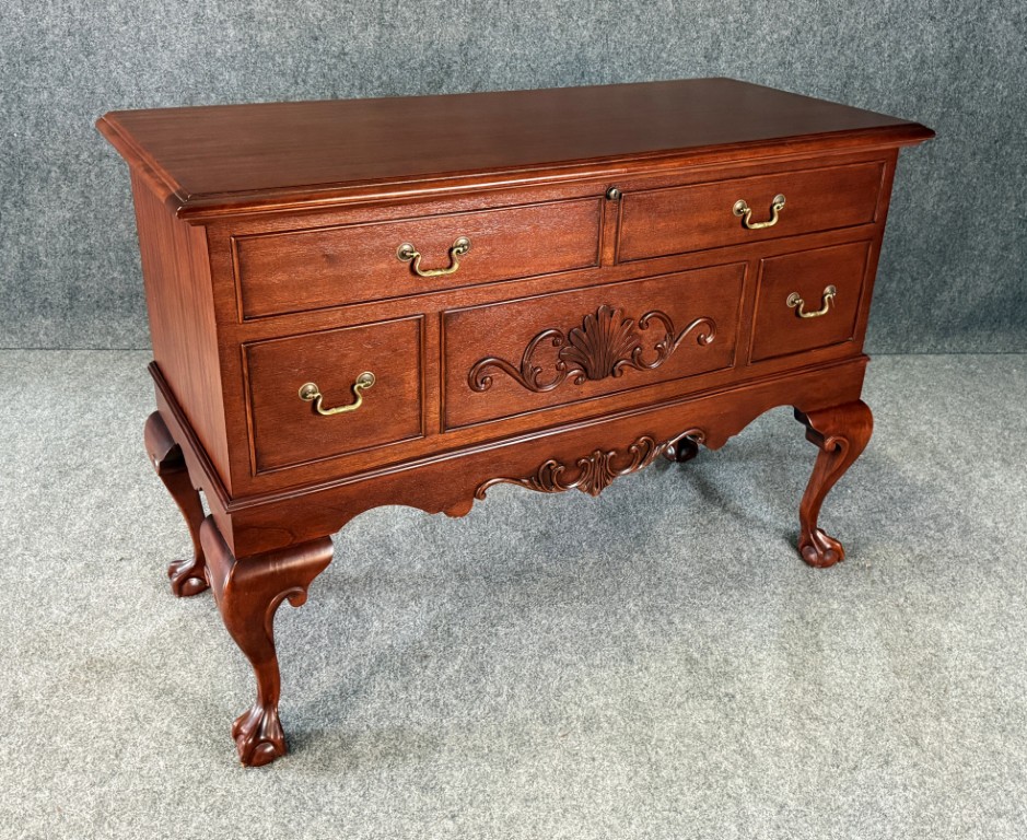 Vintage Lane Chippendale Style Cedar Lowboy Chest Vintage Lane Chippendale Style Cedar Lowboy Chest