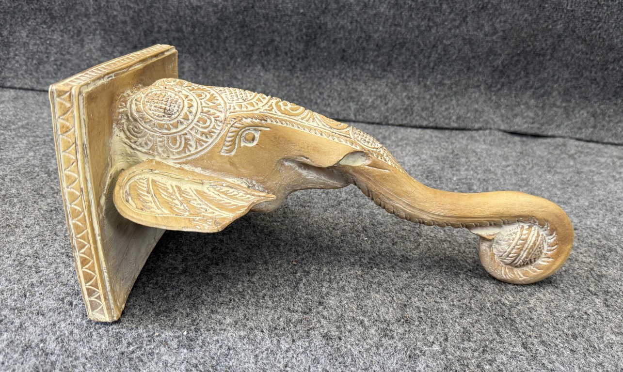 Pair of Elephant Themed Wall Sconces Pair of Elephant Themed Wall Sconces