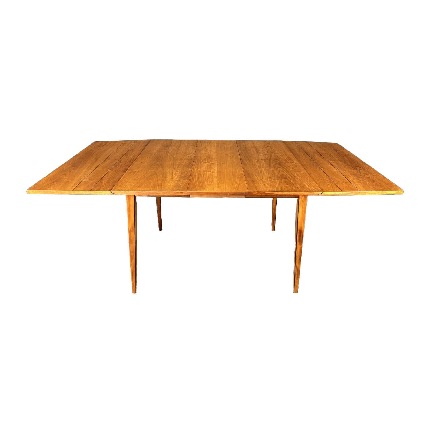 Mid-Century Modern Lane Tuxedo Bowtie-Inlaid Drop Leaf Dining Table Mid-Century Modern Lane Tuxedo Bowtie-Inlaid Drop Leaf Dining Table