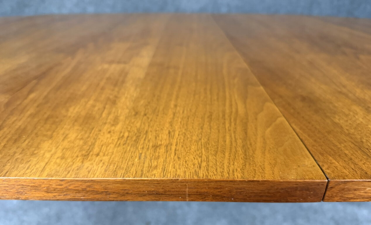 Mid-Century Modern Lane Tuxedo Bowtie-Inlaid Drop Leaf Dining Table Mid-Century Modern Lane Tuxedo Bowtie-Inlaid Drop Leaf Dining Table