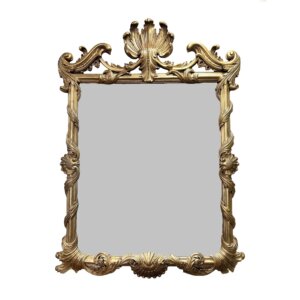 LaBarge Large Ornate Gold Mirror