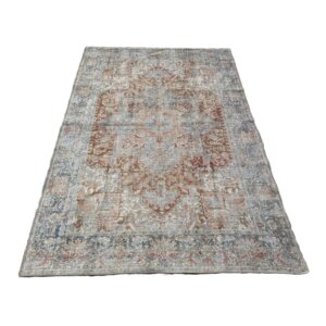 NEW 5x7 KAS Washable London Serena 4801 Rust Blue Rug