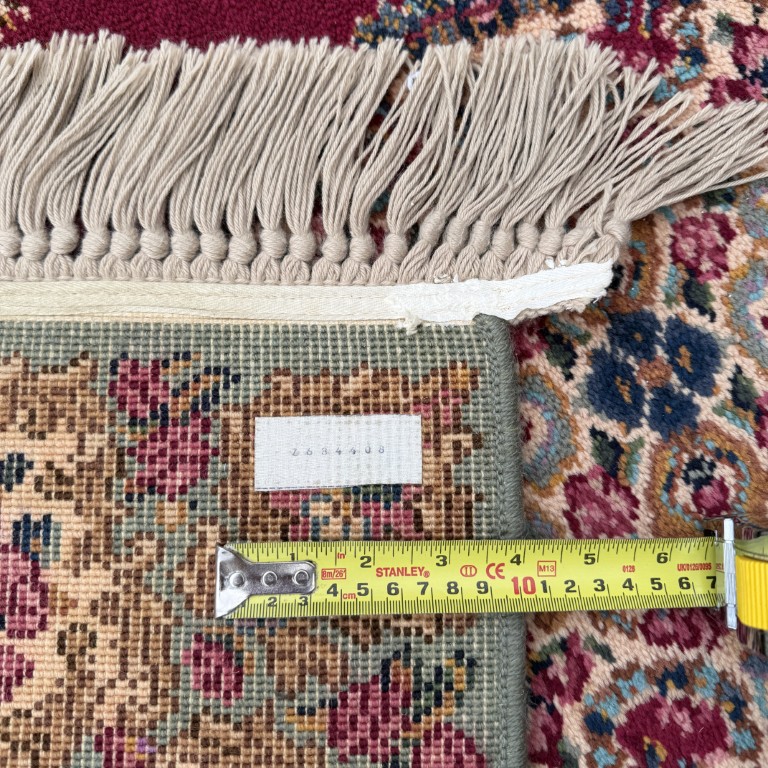 3x6 Karastan Kirman Red Medallion #762 Wool Area Rug 3x6 Karastan Kirman Red Medallion #762 Wool Area Rug