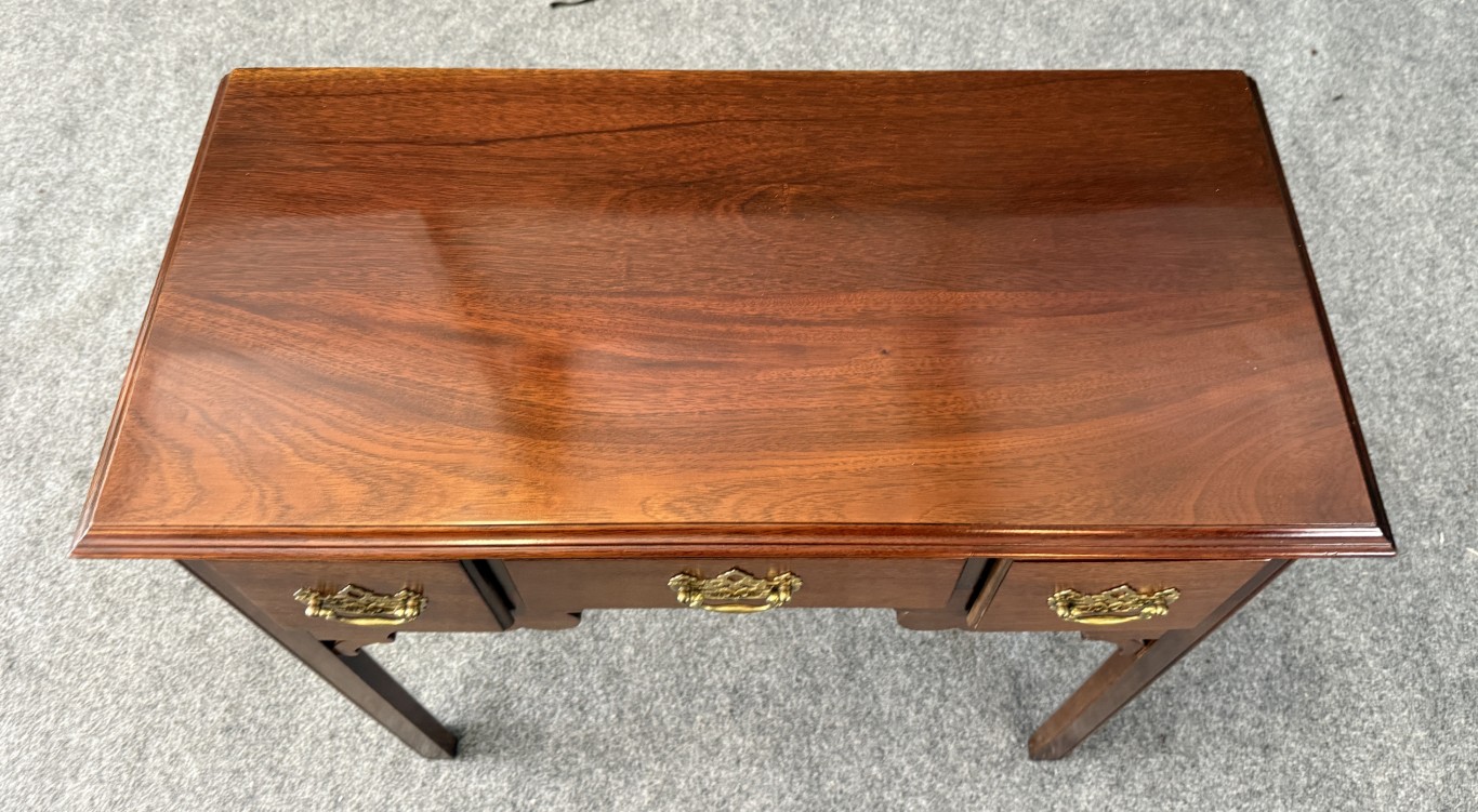 Solid Mahogany Three Drawer Console Table Solid Mahogany Three Drawer Console Table