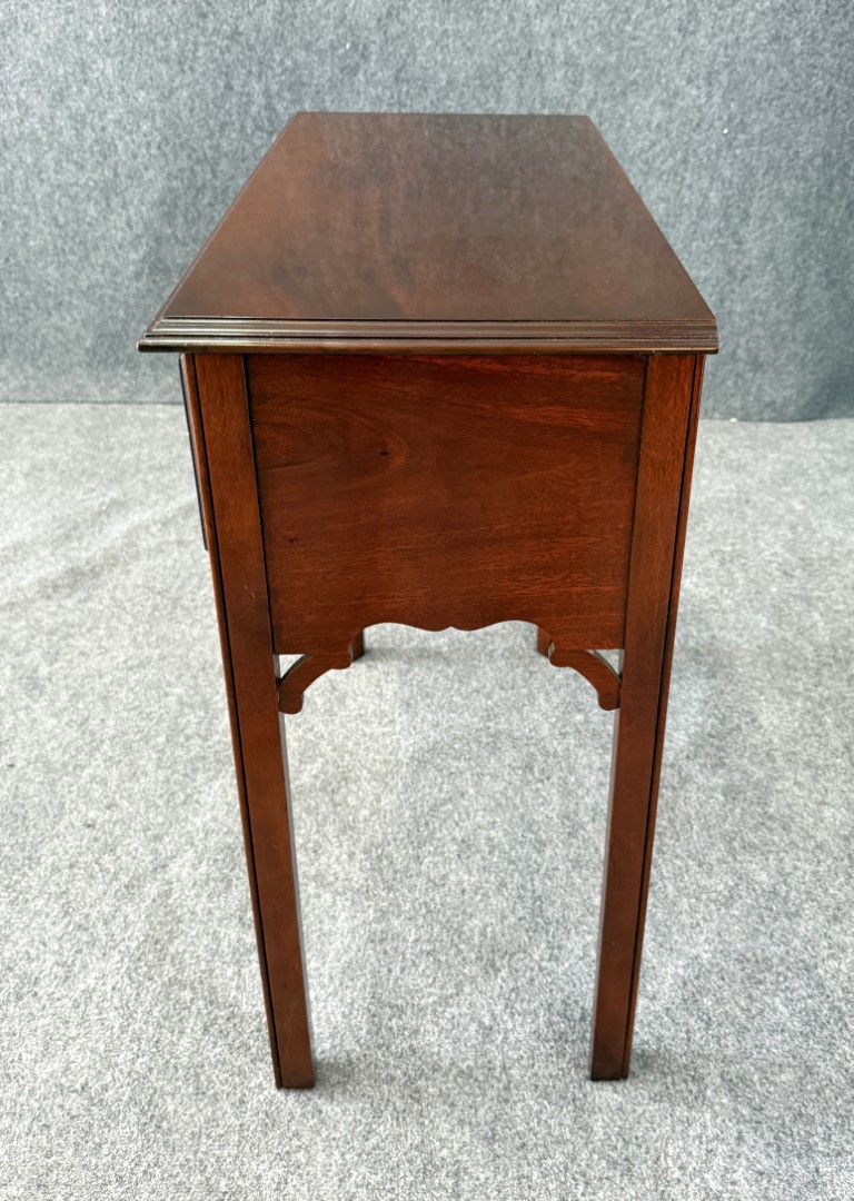 Solid Mahogany Three Drawer Console Table Solid Mahogany Three Drawer Console Table