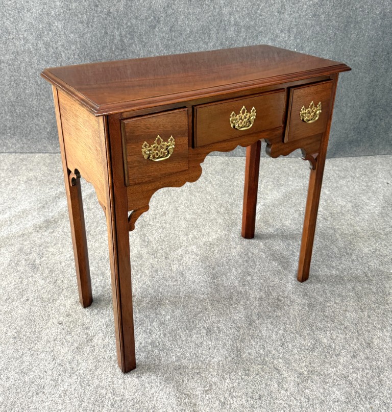Solid Mahogany Three Drawer Console Table Solid Mahogany Three Drawer Console Table