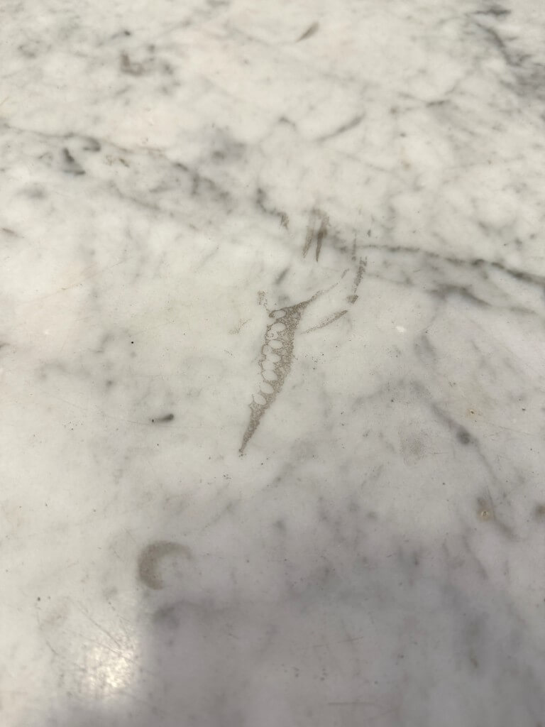 19th Century Flamed Mahogany Marble Top Center Table 19th Century Flamed Mahogany Marble Top Center Table