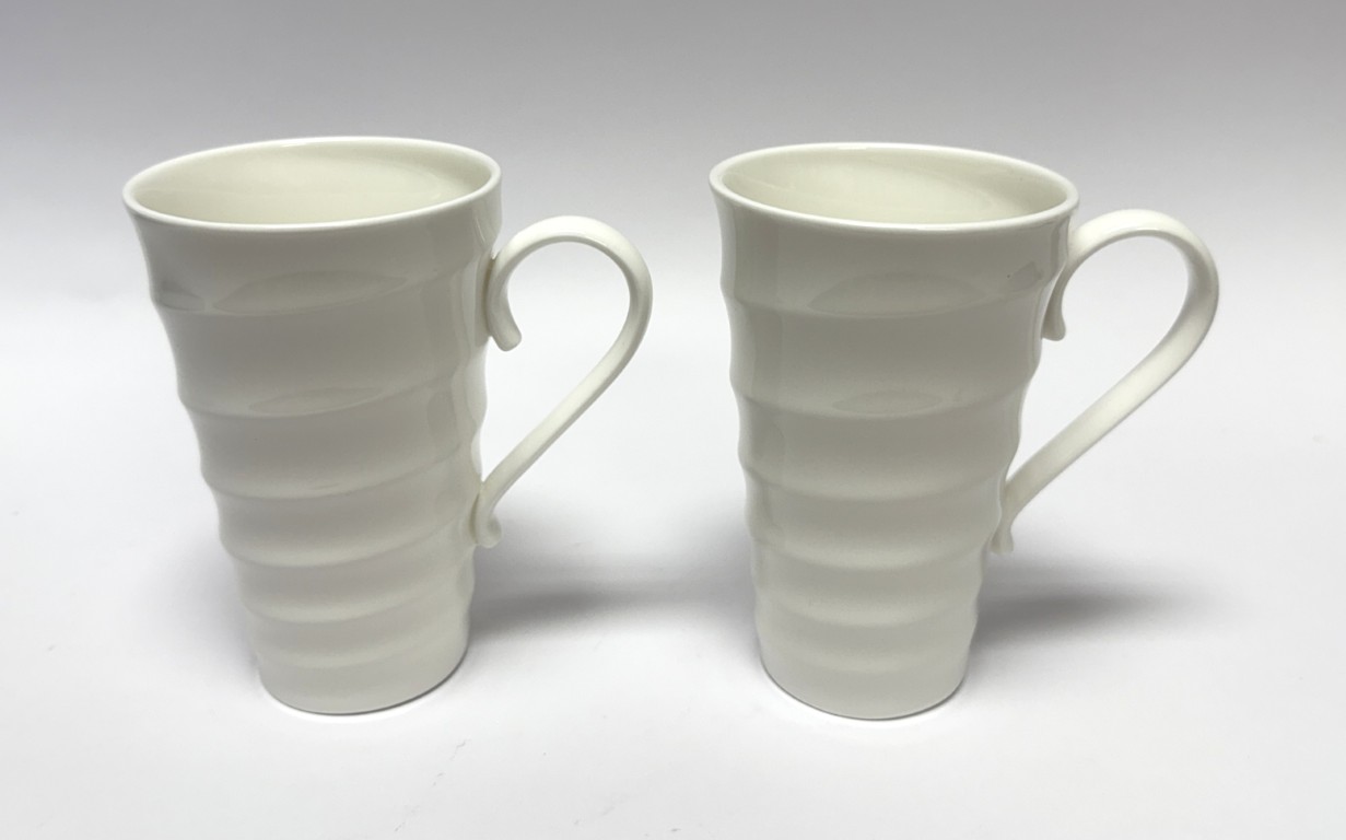 Pair of Wedgwood Spiral Mugs Nick Munro X Edition New in Box Pair of Wedgwood Spiral Mugs Nick Munro X Edition New in Box