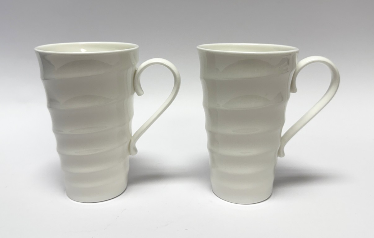 Pair of Wedgwood Spiral Mugs Nick Munro X Edition New in Box Pair of Wedgwood Spiral Mugs Nick Munro X Edition New in Box