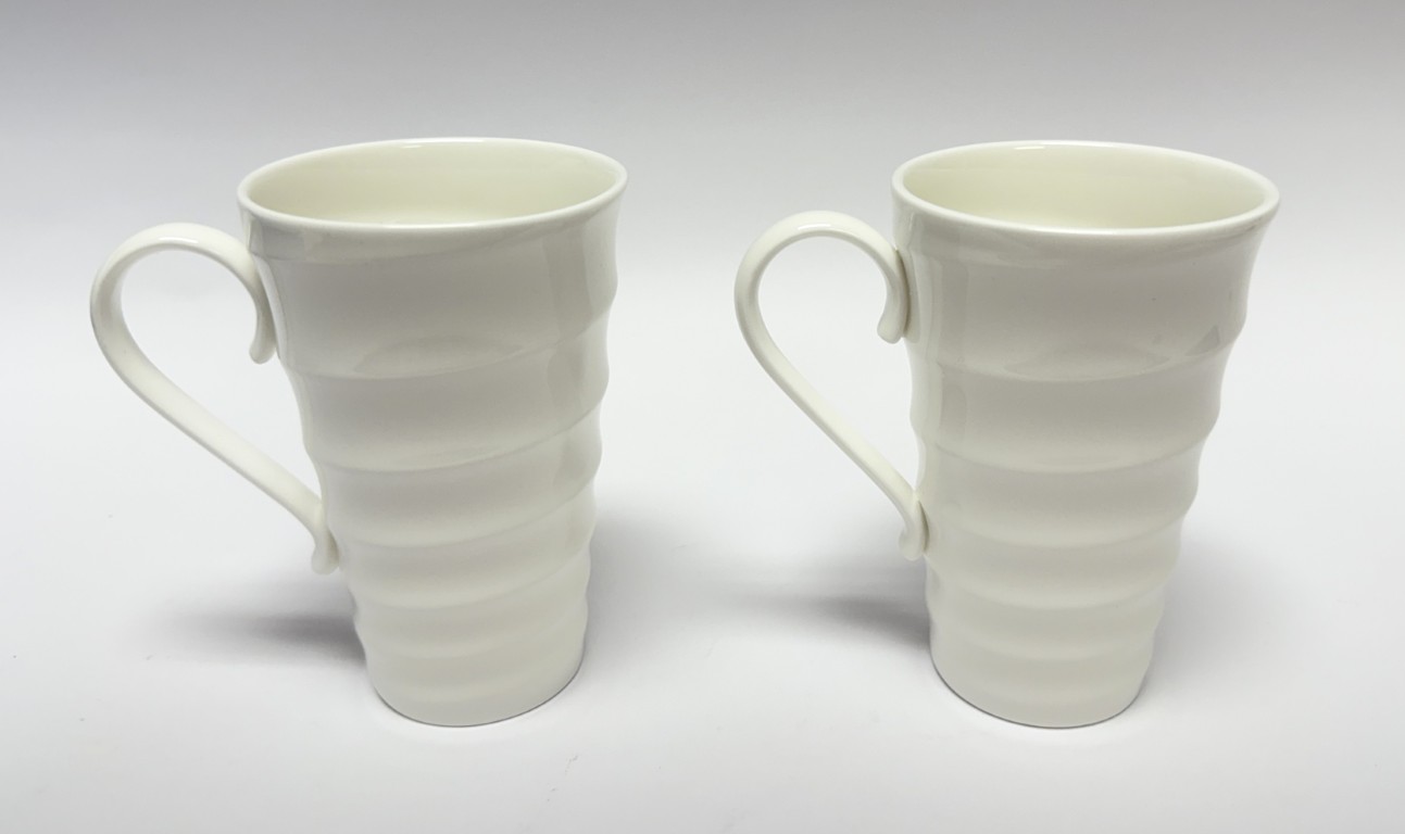 Pair of Wedgwood Spiral Mugs Nick Munro X Edition New in Box Pair of Wedgwood Spiral Mugs Nick Munro X Edition New in Box