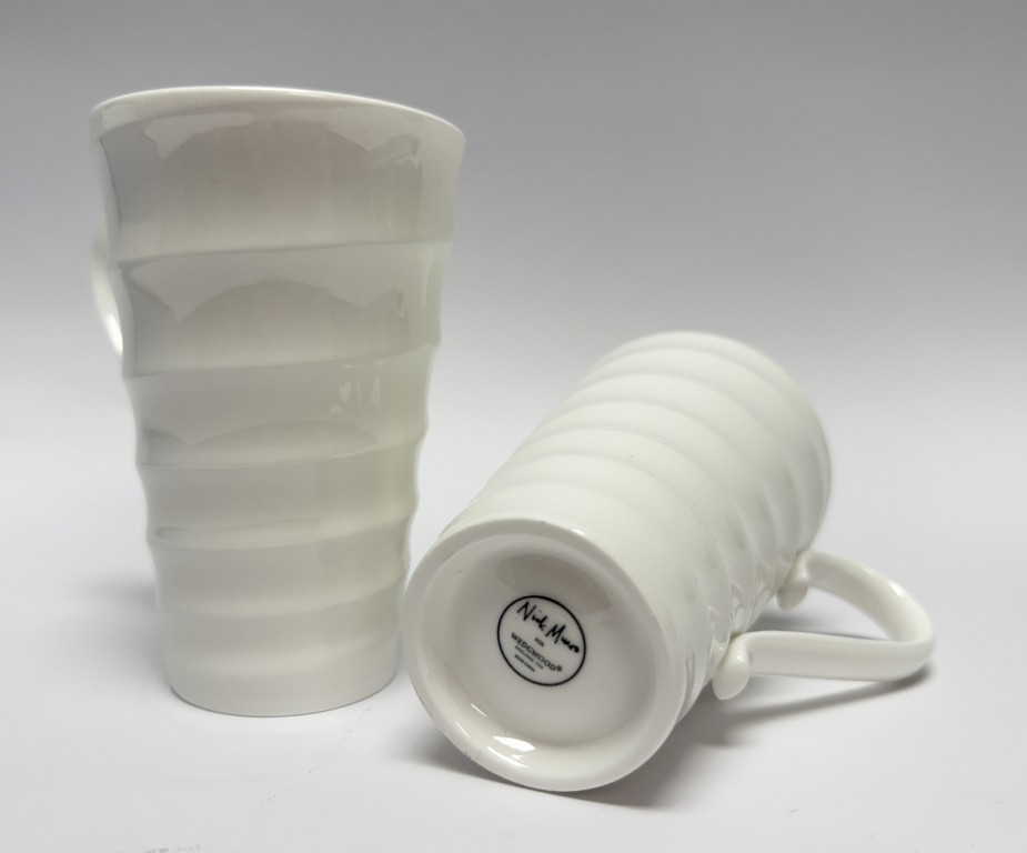 Pair of Wedgwood Spiral Mugs Nick Munro X Edition New in Box Pair of Wedgwood Spiral Mugs Nick Munro X Edition New in Box
