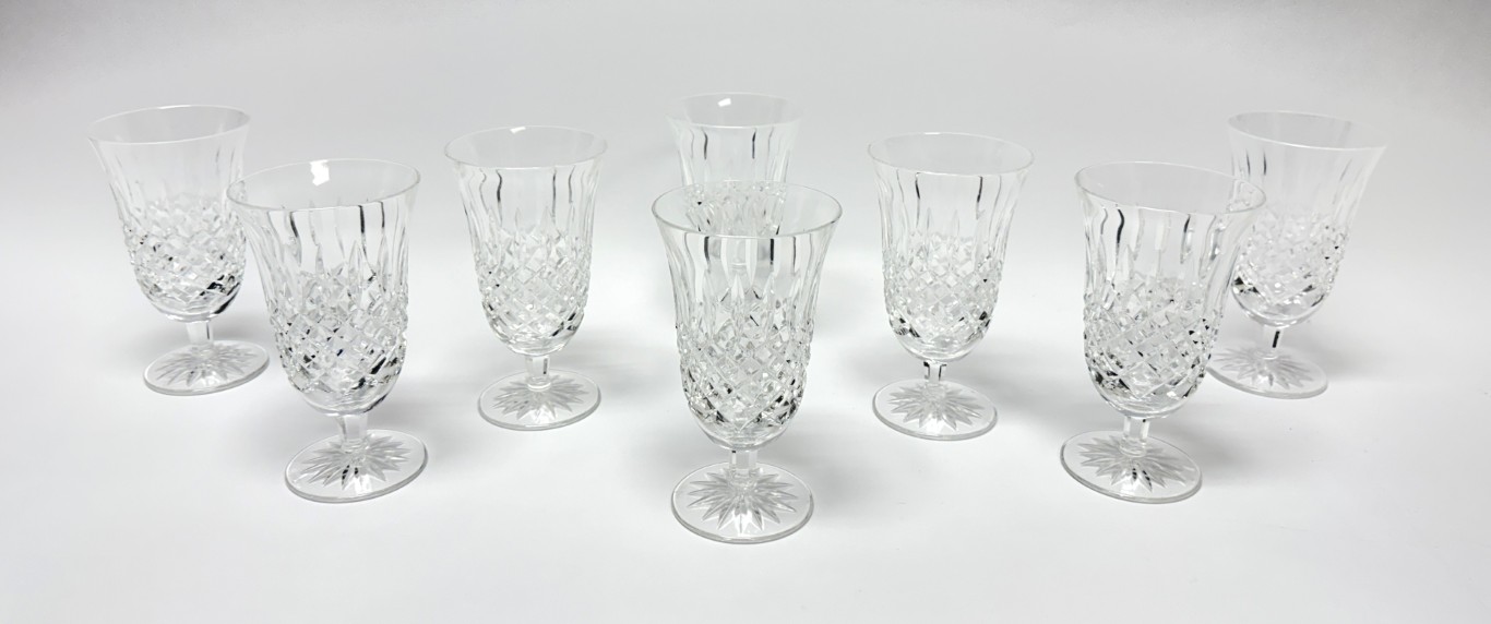 Set of 8 Waterford Castlemaine Cut Crystal Iced Tea Glasses Set of 8 Waterford Castlemaine Cut Crystal Iced Tea Glasses