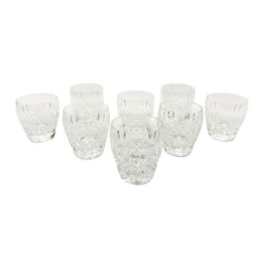 Set of 8 Waterford Castlemaine Cut Crystal Old Fashion Glasses