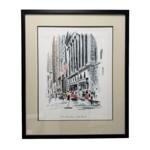 "The Stock Exchange" Lithograph by John Haysom