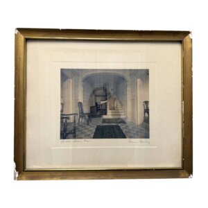 "In the Brave Days," Signed Print by Wallace Nutting