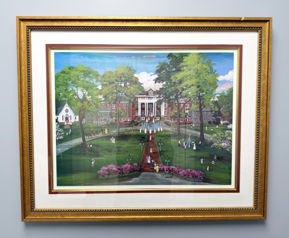 Limited Edition Print of Raleigh's St. Mary's College by Parks Duffey Limited Edition Print of Raleigh's St. Mary's College by Parks Duffey