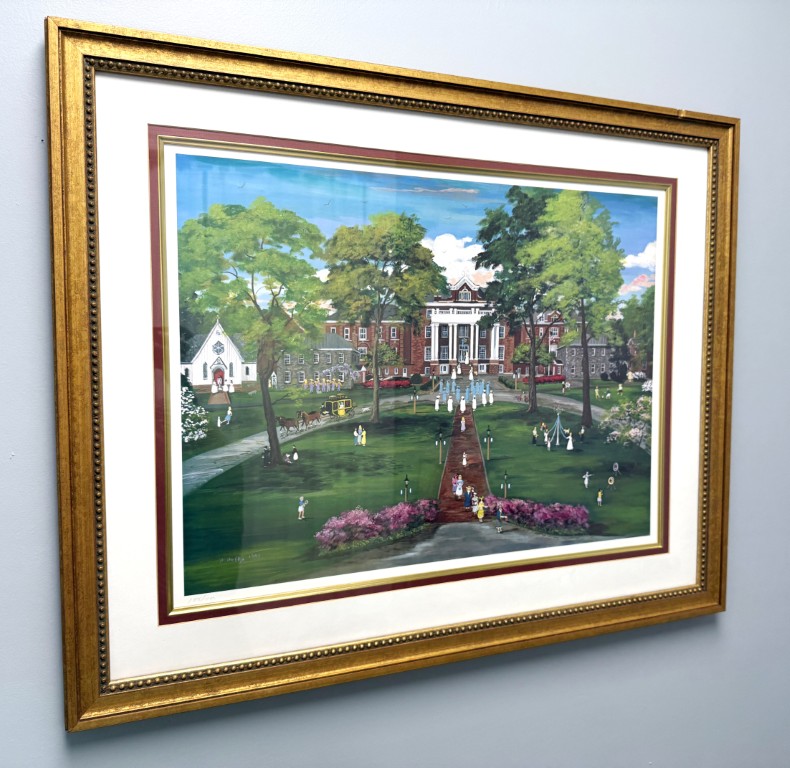 Limited Edition Print of Raleigh's St. Mary's College by Parks Duffey Limited Edition Print of Raleigh's St. Mary's College by Parks Duffey