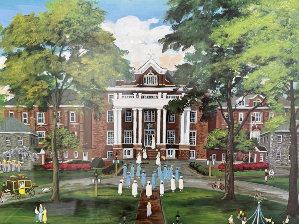 Limited Edition Print of Raleigh's St. Mary's College by Parks Duffey Limited Edition Print of Raleigh's St. Mary's College by Parks Duffey