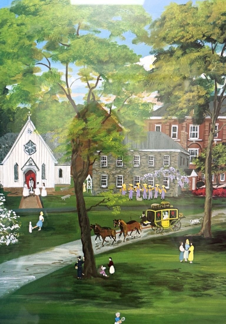 Limited Edition Print of Raleigh's St. Mary's College by Parks Duffey Limited Edition Print of Raleigh's St. Mary's College by Parks Duffey