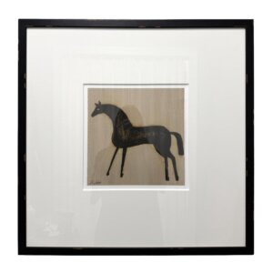 Giclee of Horse by St. John in Distressed Frame
