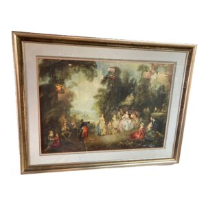Large Print of 'The Dance' by Jean-Baptiste Pater