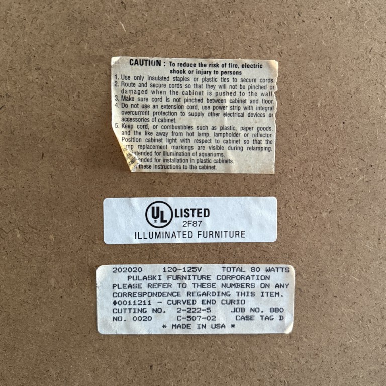 Pulaski Cherry Bow Front Curio Cabinet Pulaski Cherry Bow Front Curio Cabinet