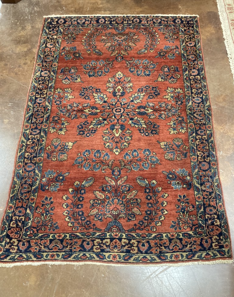 Antique 3 x 5 Quality Hand Knotted Rug Antique 3 x 5 Quality Hand Knotted Rug