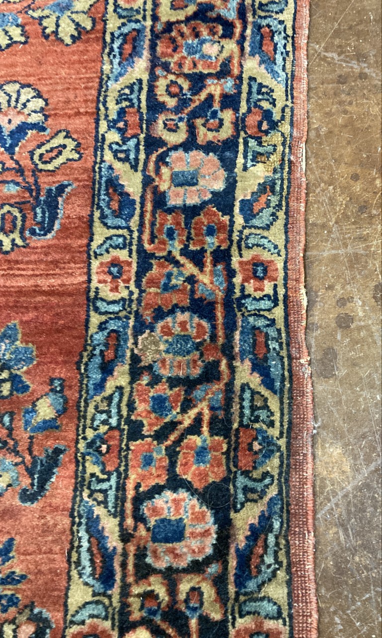 Antique 3 x 5 Quality Hand Knotted Rug Antique 3 x 5 Quality Hand Knotted Rug