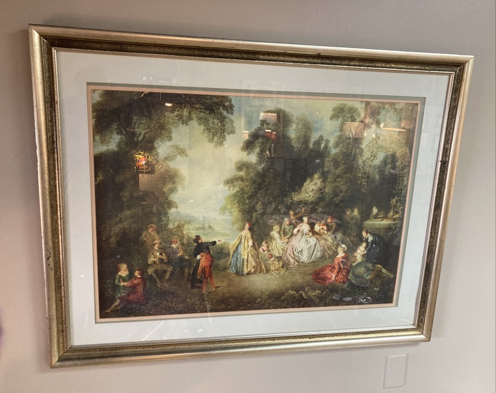 Large Print of 'The Dance' by Jean-Baptiste Pater Large Print of 'The Dance' by Jean-Baptiste Pater