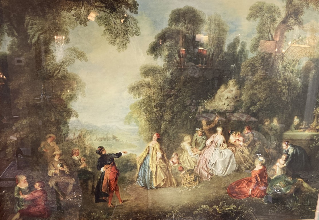 Large Print of 'The Dance' by Jean-Baptiste Pater Large Print of 'The Dance' by Jean-Baptiste Pater