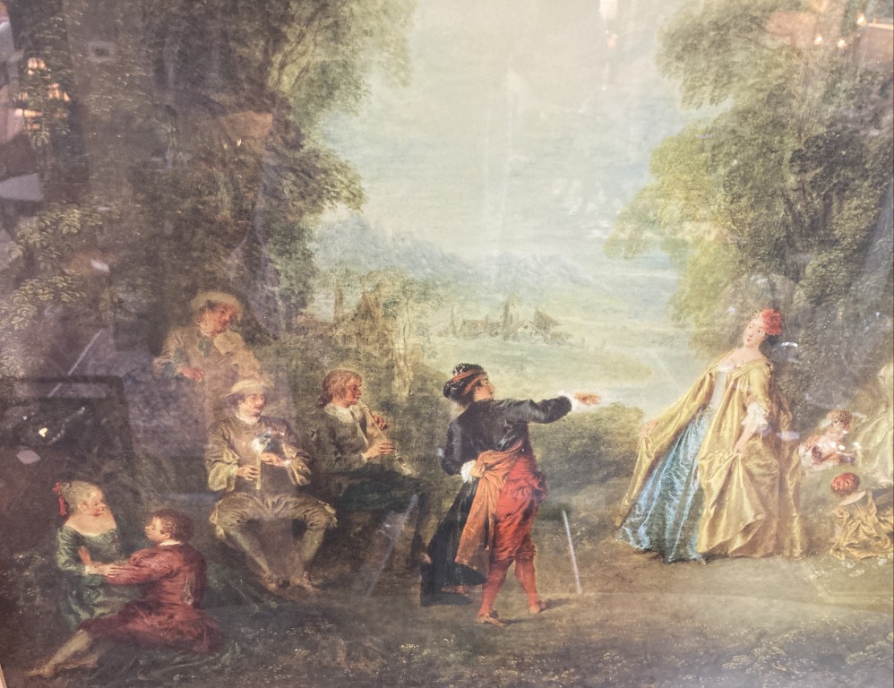 Large Print of 'The Dance' by Jean-Baptiste Pater Large Print of 'The Dance' by Jean-Baptiste Pater