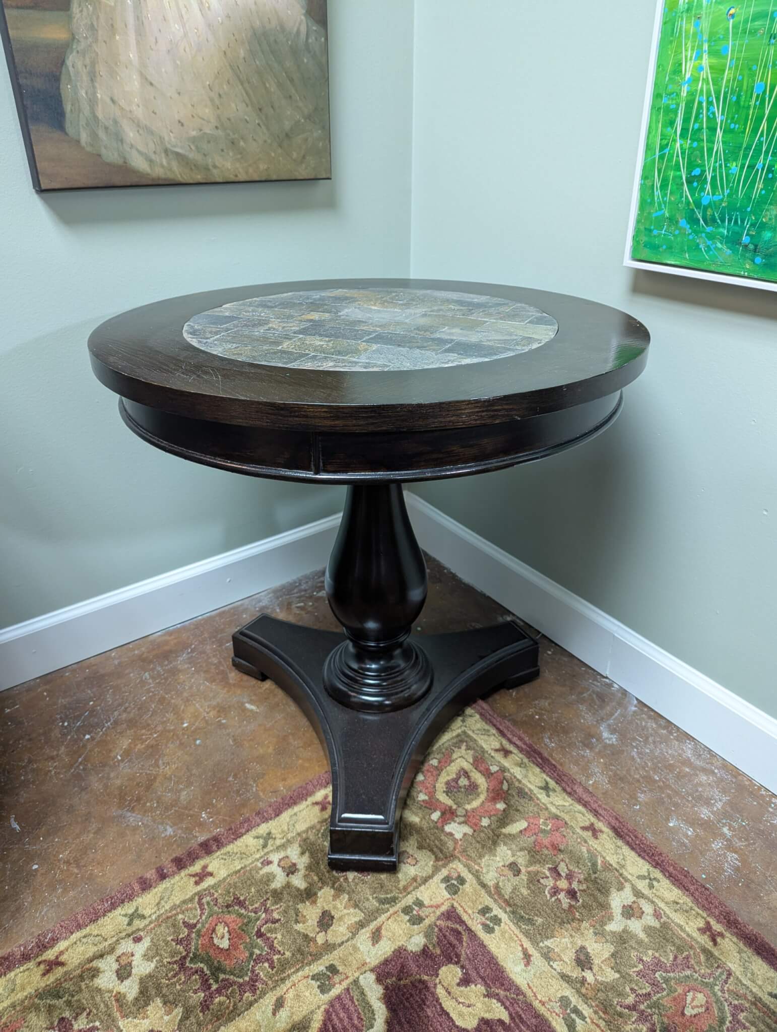 Stone Insert Accent table Stone Insert Accent table