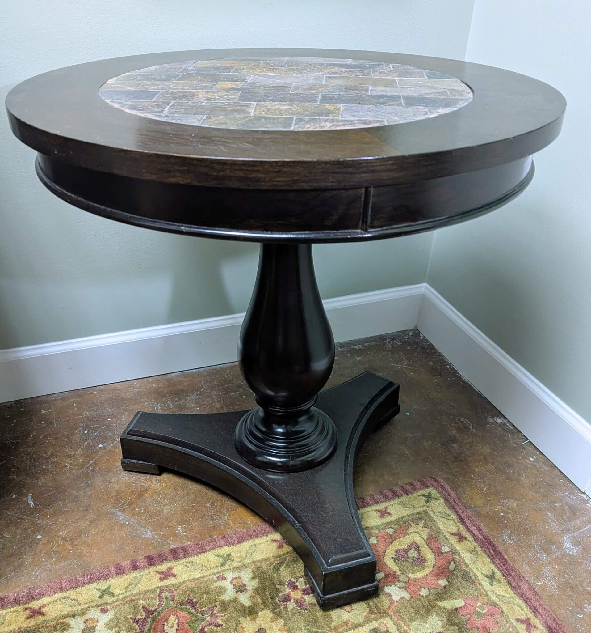 Stone Insert Accent table Stone Insert Accent table