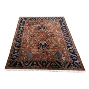 8x10 Heriz Style Hand-Knotted Area Rug