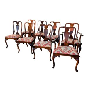 Queen Anne Style Dining Chairs Attributed To American Drew