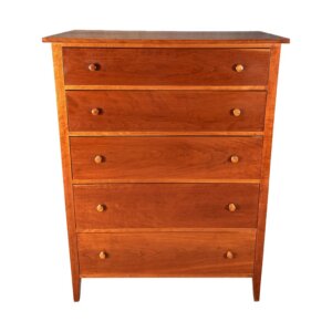 5-Drawer Cherry Chest of Drawers by The Woodshed