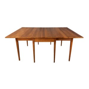 Vintage Craftique Solid Mahogany Dropleaf Dining Table