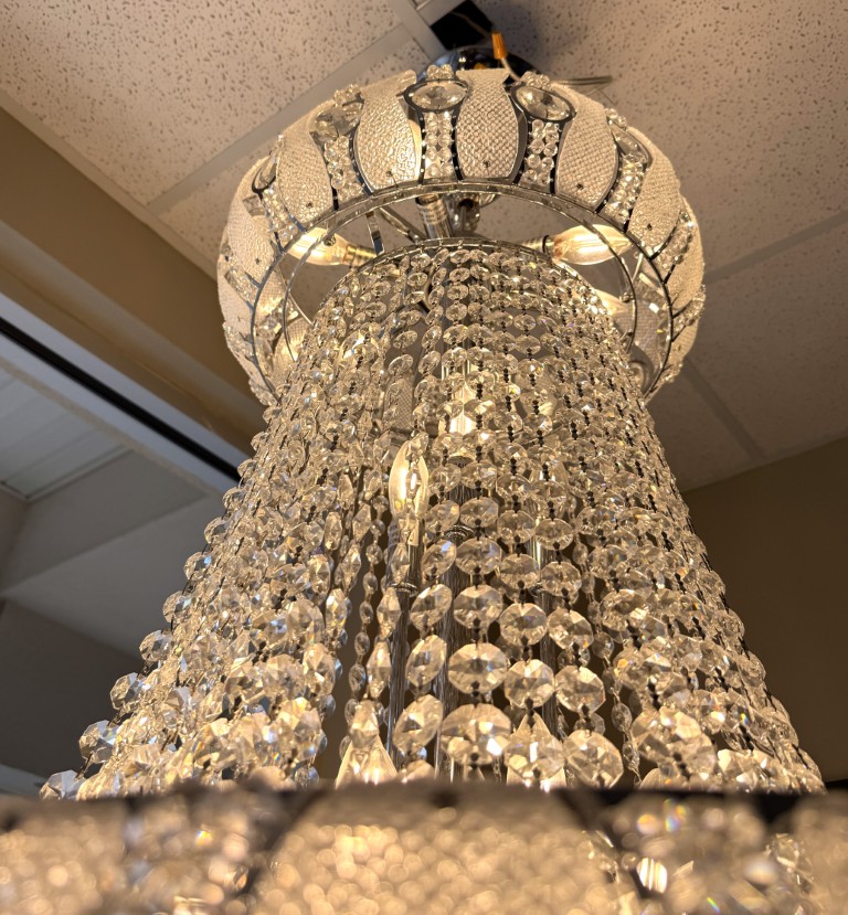 L652 (13)Empire Style Crystal Chandelier Empire Style Crystal ChandelierEmpire Style Crystal Chandelier