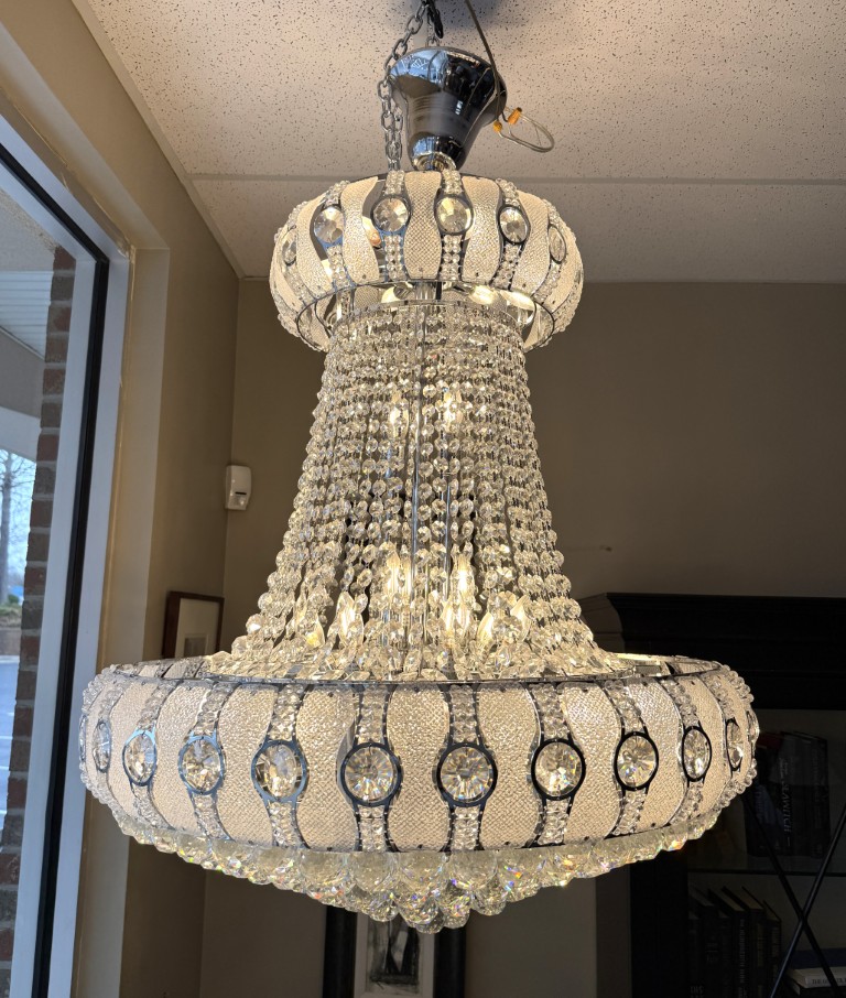 L652 (14)Empire Style Crystal Chandelier Empire Style Crystal Chandelier