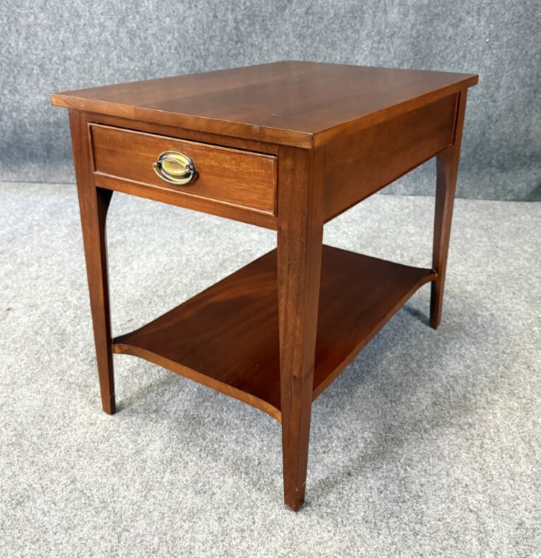 Vintage Craftique 1 Drawer End Table Vintage Craftique 1 Drawer End Table